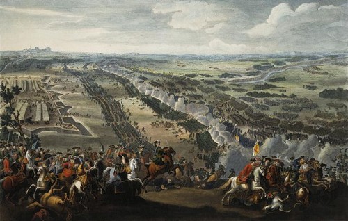 O Czar Pedro I da Rússia derrota Carlos XII da Suécia na Batalha de Poltava.