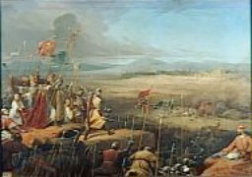 Derrota de Kerbogha pelos exércitos da Primeira Cruzada na batalha de Antioquia.