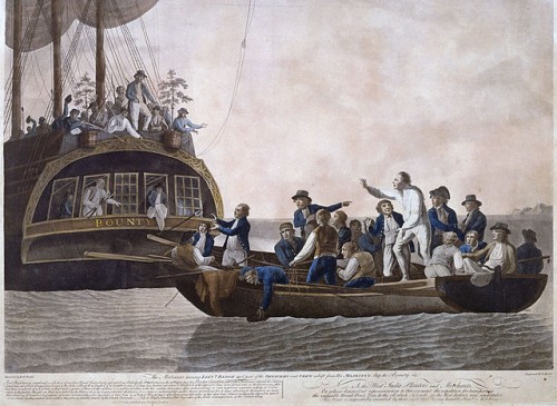 Motim do HMS Bounty: o tenente William Bligh e 18 marinheiros ficam à deriva e os amotinados regressam ao Taiti e depois embarcam para as ilhas Pitcairn.