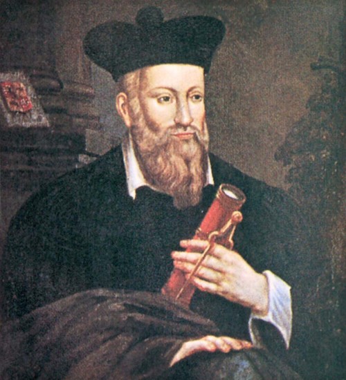 Morre o médico e astrólogo francês Miguel de Notre-dame, mais conhecido pelo nome latino de Nostradamus