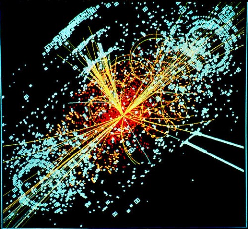 A Organização Europeia para a Pesquisa Nuclear anuncia a descoberta de partículas consistentes com o “Bóson de Higgs” no Grande Colisor de Hádrons (LHC).