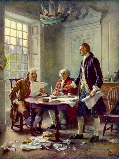 George Washington declara a independência das treze colônias americanas