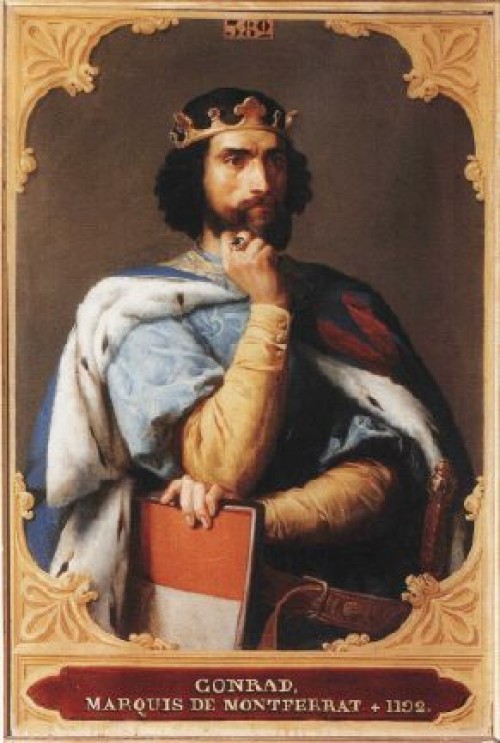 Assassinato de Conrado de Monferrato (Conrado I), rei de Jerusalém, em Tiro, dois dias depois de seu título ao trono ser confirmado por eleição.