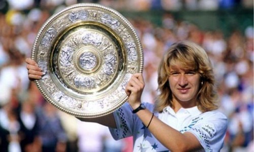 Primeira vitória de Steffi Graf no Torneio de tênis de Wimbledon