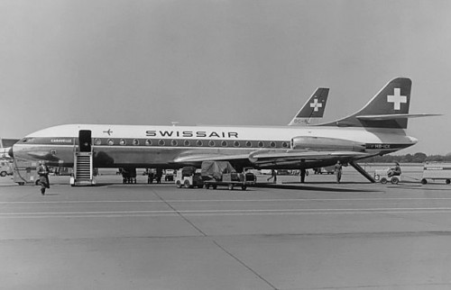 Apresentado na França o avião Caravelle 